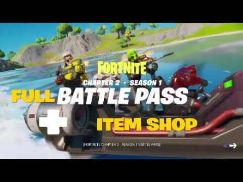 ALL! FORTNITE REWARDS CHAPTER 2 FULL *BATTLE PASS*
