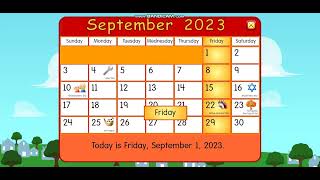 starfall calendar september 2023 is here