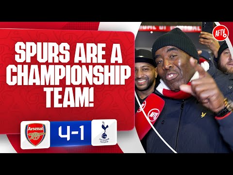 Spurs Are A Championship Team (Robbie Rips Expressions) | Arsenal 4-1 Tottenham