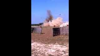 preview picture of video 'Car gets blown up at gatesville shooting range'
