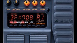 Video thumbnail for Zoom BFX708 Bass multi effects demo: played on baritone Jag by Gearfacts