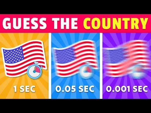 Guess the Flag in 0.001 Seconds ????️????⚡ | Flag Quiz Challenge