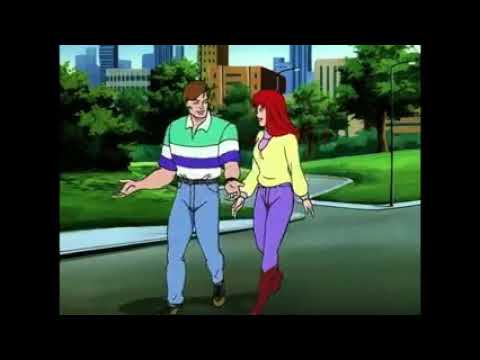 spider man the animated series peter parker x mary jane
