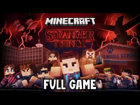 Minecraft x Stranger Things DLC - Full Gameplay Playthrough (Full Game)