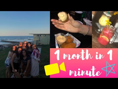 1 month in 1 minute!