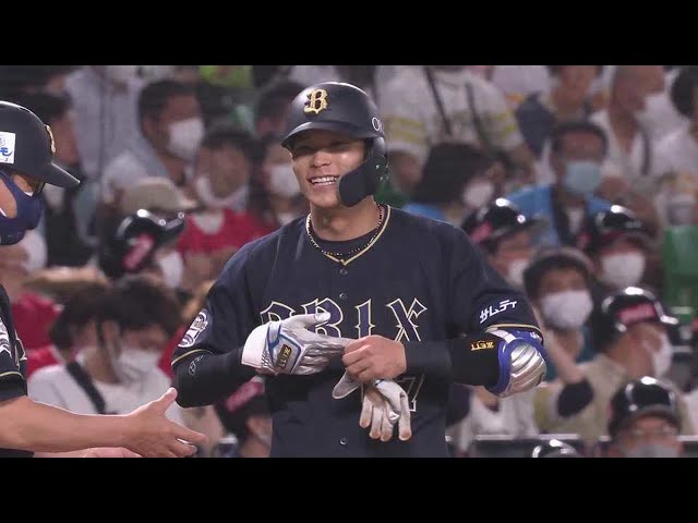 【2回表】昇格即スタメンで初安打!! バファローズ・中川圭太 同点の起点となる3ベース!! 2022年5月4日 福岡ソフトバンクホークス 対 オリックス・バファローズ