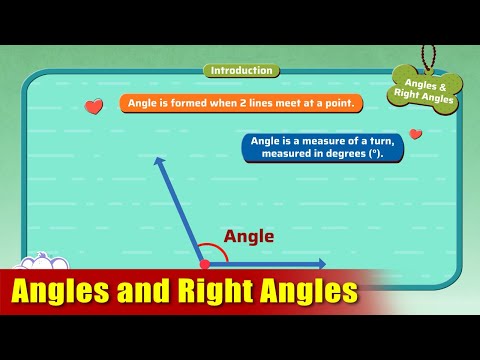 G3 - Module 25 - Introduction 1 - Angles and Right Angles | Appu Series | Grade 3 Math Learning