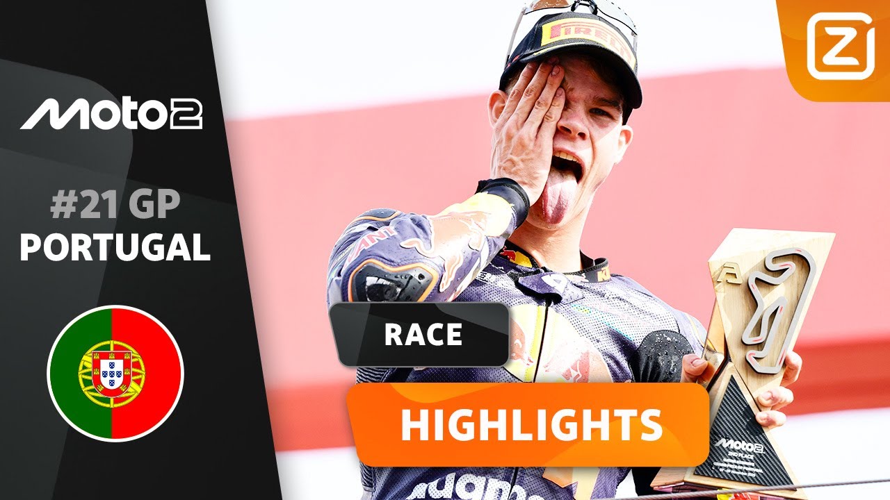 SENSATIONELE COLLIN VEIJER BEHAALT EERSTE PODIUMPLEK!!😍😍 | Samenvatting GP van Portugal | Moto2 2025