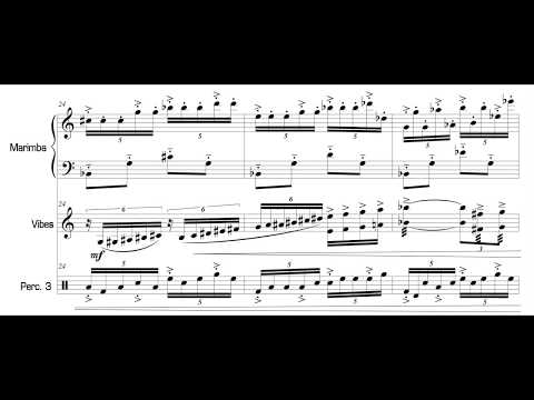 George N. Gianopoulos - Clockwork for Percussion Trio, Op. 34 (2015) [Score-Video]