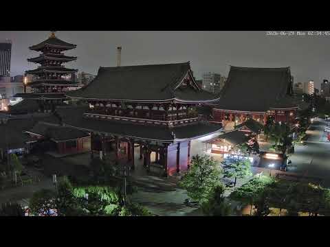 Tokyo Taito - Sensoji Temple live cam