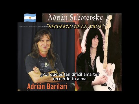 Adrián Subotovsky - Recuerdo de un amor (con letra) feat. Adrián Barilari