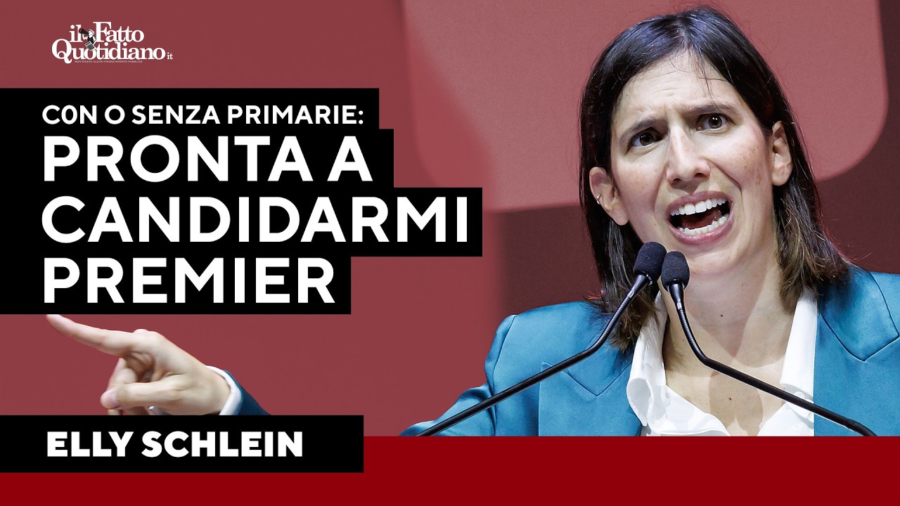 Schlein: “Pronta a essere candidata premier, con o senza primarie"