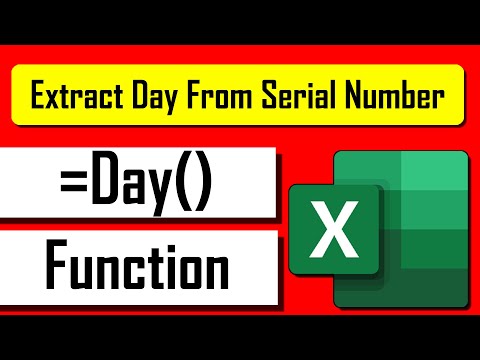 How to Use Day Function in Excel