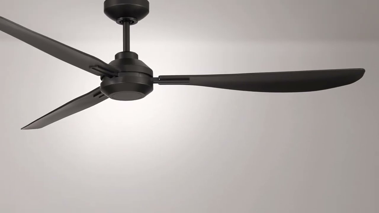Video 1 Watch A Video About the Casa Vieja Sol Matte Black Ceiling Fan with Remote