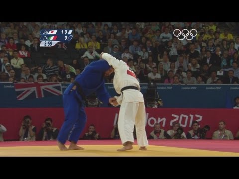 Galstyan (RUS) & Hiraoka (JPN) Win Men's -60kg Judo Semi-Finals - London 2012 Olympics