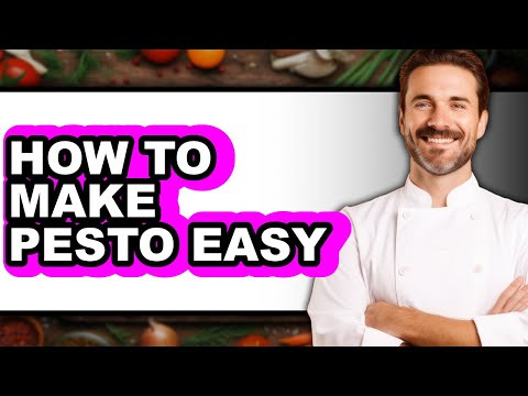 How to Make Pesto Easy - Easy Guide