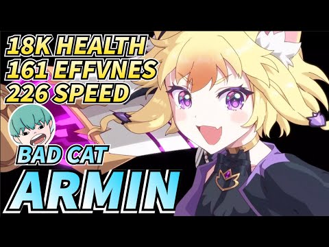 BAD CAT ARMIN "HOW DARE YOU ATTACK ME! I WILL PAY YOU BACK TWICE!! FOR NYHAHAHAHA" - EPIC SEVEN