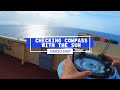 Checking Cargo Ship Compass Error With The Sun Life At Sea