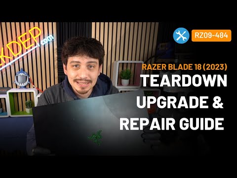Razer Blade 18 (2023) – Demontage-, Upgrade- und Reparaturanleitung | RZ09-0484