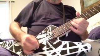 Video thumbnail for Eddie Van Halen (EVH) Striped series Star guitar. by DAVID NESDALL