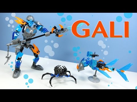 LEGO Bionicle Gali Uniter of Water & Akida Creature 2016 Sets Build Review