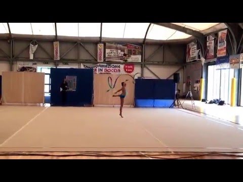 Trofeo regionale FGI Formia Sofia Di Gregorio prima classificata al nastro