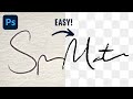 Photoshop Tutorial - How to Digitize a Signature