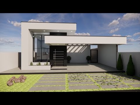 Casa Terrea 12x30 - A=124,74m2 - Projeto Laguna