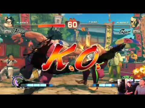 USFIV - Alex Valle (Hugo/Ryu) vs. Bonchan (Sagat) *Casual games