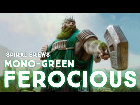 MONO-GREEN FEROCIOUS MID-RANGE AGGRO WINS VS MONO-RED AND AZORIUS CONTROL!