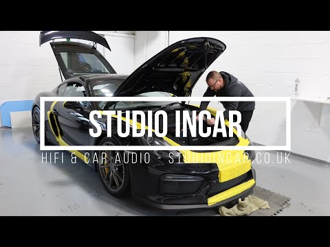 Porsche Cayman GT4 Ep.#2 (Amp Cabling, DSP, Amp Rack)