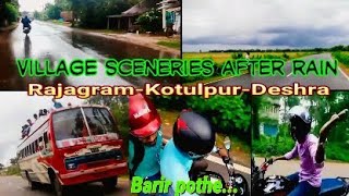 preview picture of video 'Village scenerio after Rain | Bike Journey | Vlog - 1 | Bankurar Chele'