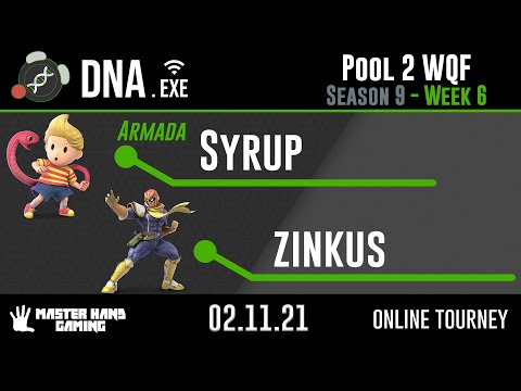 DNA.EXE S9:W6 - Armada | Syrup (Lucas) Vs. zinkus (Captain Falcon) - Pool 2 WQF