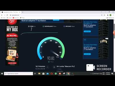 slt fiber speed test