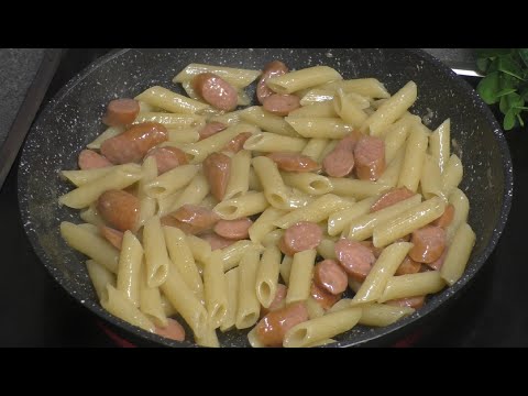 Nudel Wurst Pfanne Rezepte ♥ mit Käse ♥ Schnell und lecker
