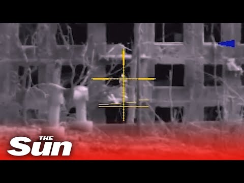 Ukrainian sniper takes out Russian troops in Bakhmut with precision