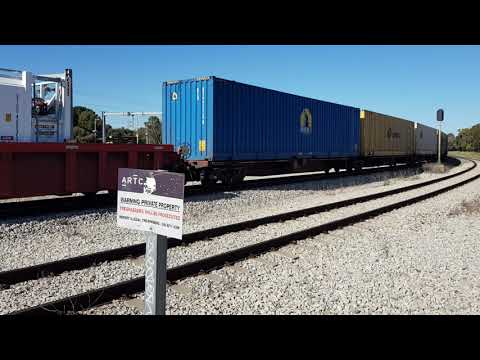 SCT Freight Train at Mile End Railway Station
