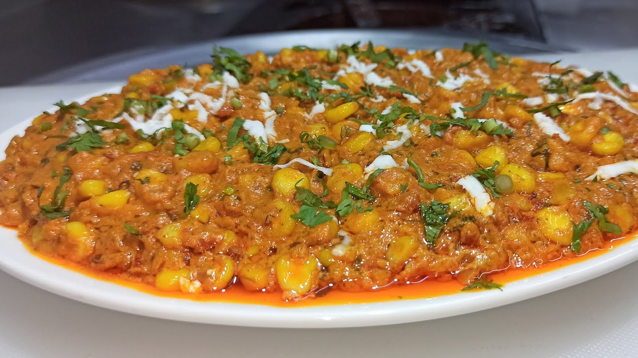 Healthy Masala Corn Sabzi Restaurant Style | Sweet Corn Sabzi Recipe | Dum Makai Masala | Chef Ashok