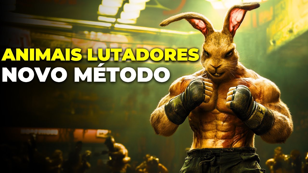 VÍDEOS VIRAIS COM IA! Aprenda a fazer ANIMAIS LUTADORES (Leonardo AI + Haiper AI)