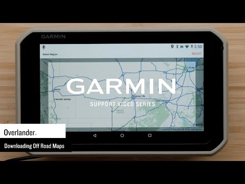 Garmin Support | Overlander® | Downloading Off-Road Maps
