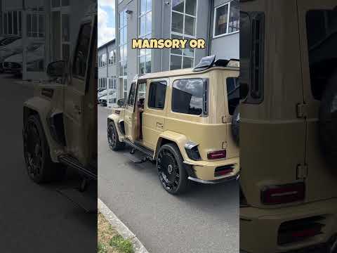 Mansory or Brabus? #mansory #brabus #gwagon #rich #money #cars #viralvideo #shorts