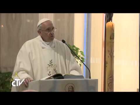 Homilia do Papa Francisco - 22/05/2015 - dublado pela Pascom Lapa