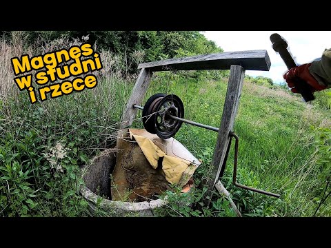 Magnes w studni i szpagat w rzece 167 magnet fishing