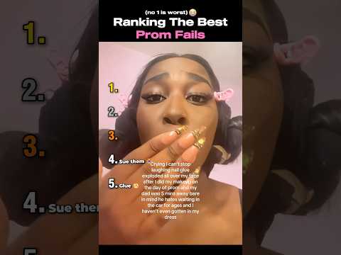 Ranking The BEST Prom Fails (new) #shortsviral