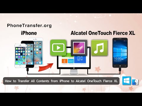 How to Transfer All Contents from iPhone to Alcatel OneTouch Fierce XL