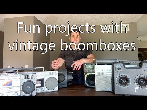 Vintage Boombox Projects and Fun Upgrades