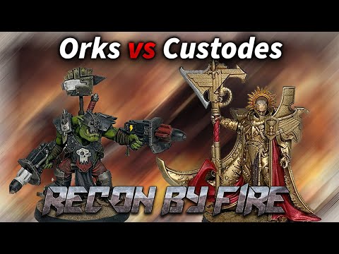 Custodes vs Orks RBF34 #warhammer 40K Battle Report