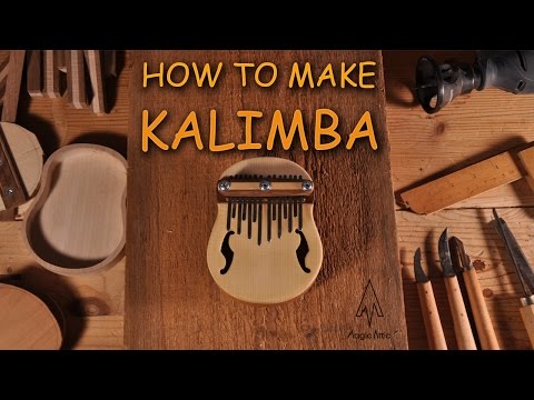 Kalimba making, thumb piano by Magic Attic Art