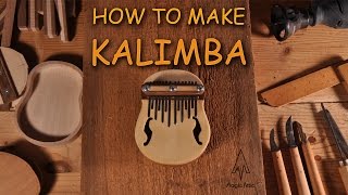 Kalimba making, thumb piano by Magic Attic Art