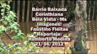 preview picture of video 'Tele Apa - Rio Apa Inunda Bela Vista Ms'